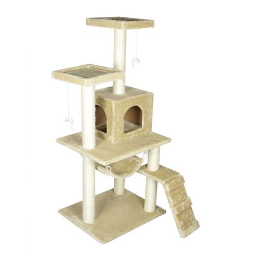 Cat-Tree-Pet-House-Condo-Furniture-Scratch-Post-Grey