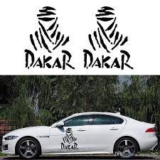 Car-Styling-Classic-Personality-Dakar-Stickers-Black