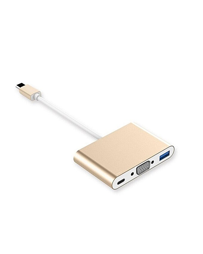 Type-C-To-1080p-VGA-USB-3.0-Type-C-Adapter-Gold