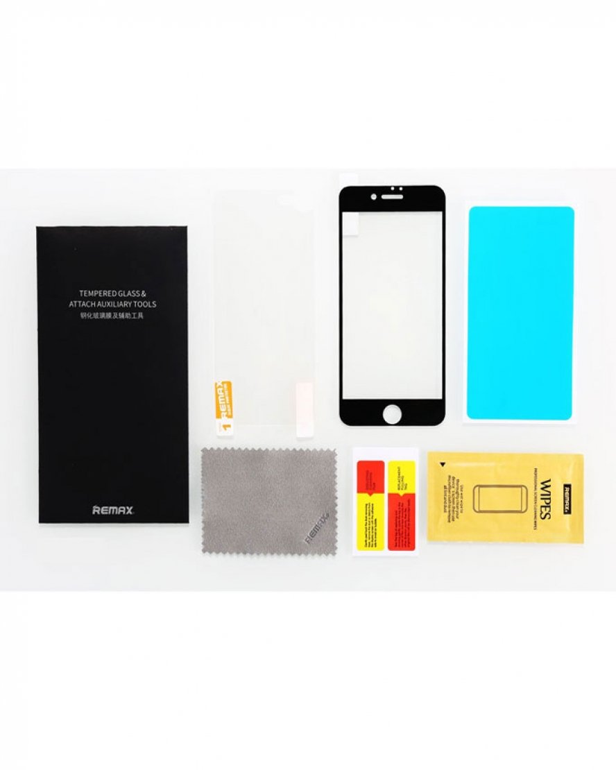 Remax-Crystal-Series-3D-Tempered-Glass-For-IPhone-8Plus-Black