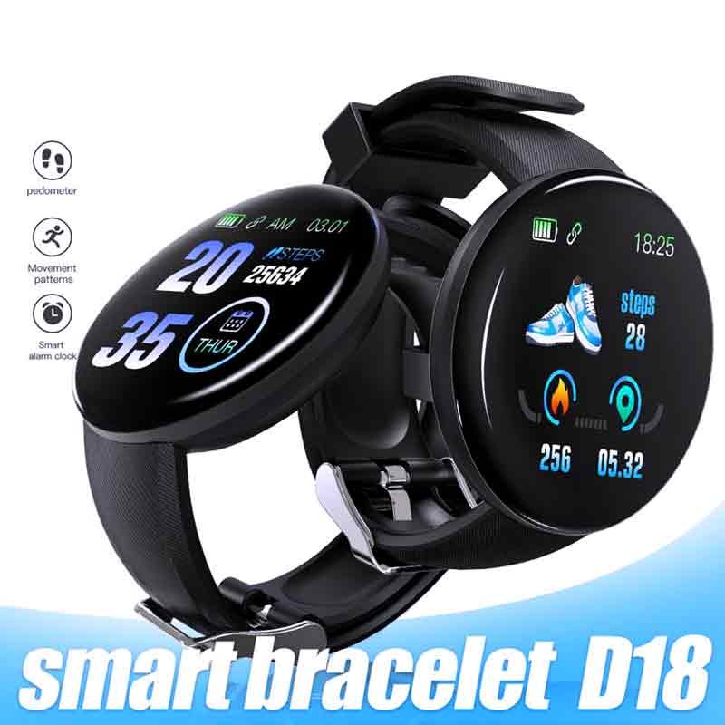 D18-fitness-bracelet-blood-pressure-bluetooth-heart-rate-monitor