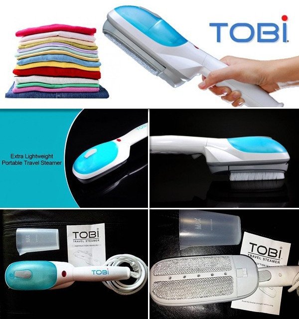 Tobi portable handheld travel steamer iron clearance