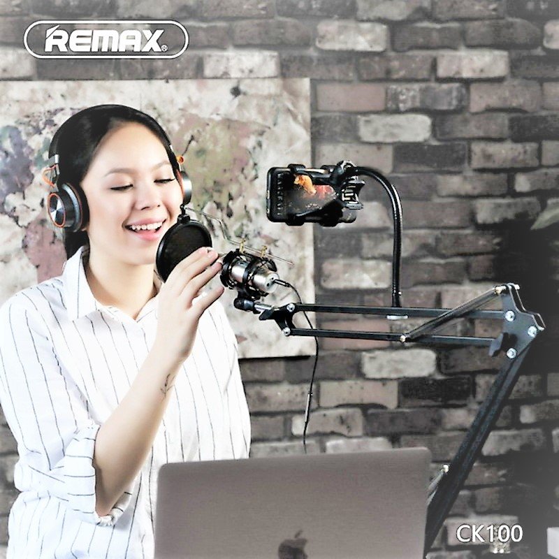 remax-ck-100-mobile-recording-studio-microphone-holder-black
