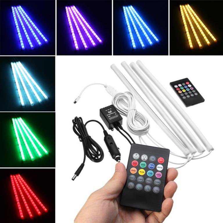Car-Interior-Atmosphere-Light-Decor-Lamp-Remote-Control