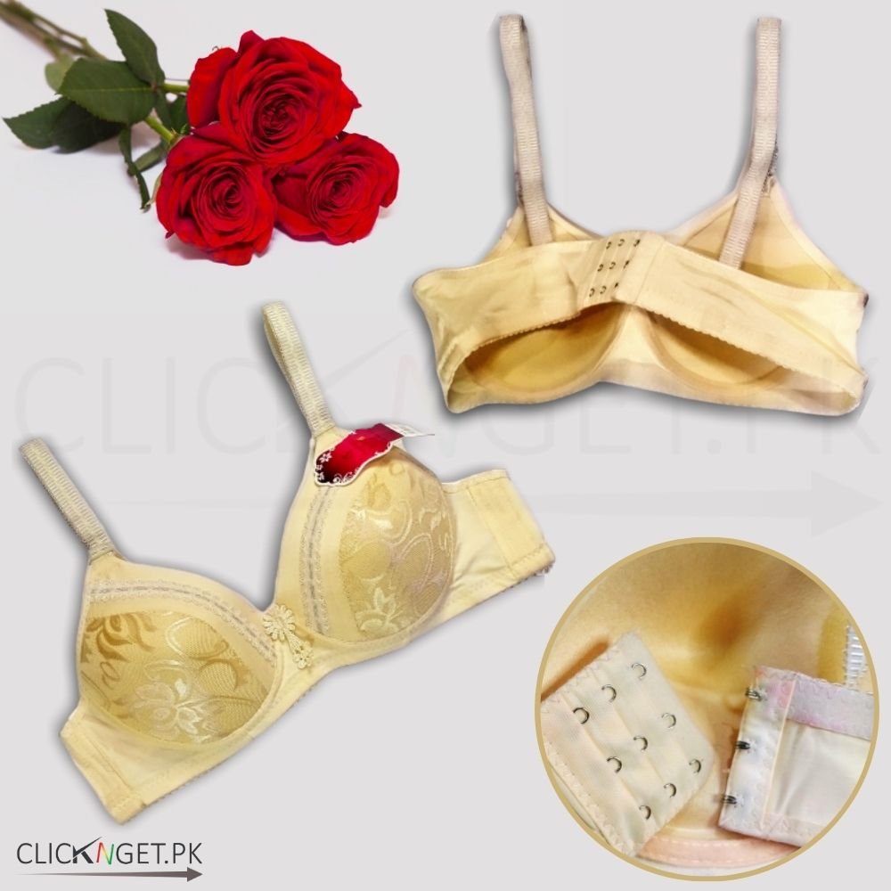 Buy CG-27 Double Padded Bra-Parmesan cream in Pakistan