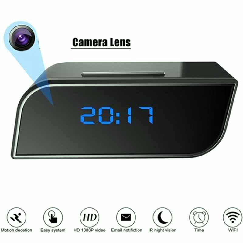 Wireless-Wifi-IP-1080P-HD-Clock-Camera
