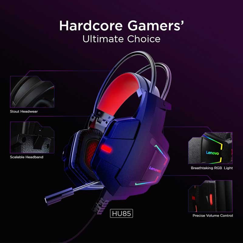 Lenovo-HU85-Gaming-Headphone