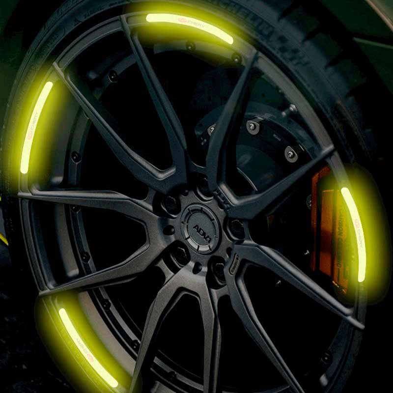 40-Strips-Tire-Reflective-Stickers-Lace-Strips