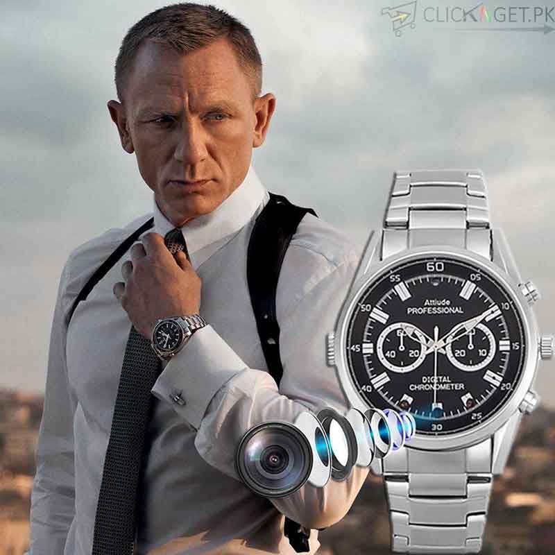 Digital watch with camera clearance
