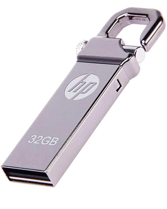 HP-32GB-USB-Flash-Drive---Metallic